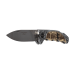 Couteau pliant Herbertz 588611 lame acier manche inox décor sangliers