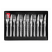 Ménagère 12 pièces Icel acier inox couteaux bouts pointus