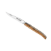 Couteau pliant Laguiole LE FIDELE acier Sandvik manche plein bois de genévrier 12cm