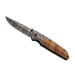 Couteau pliant Herbertz n°584912 manche racine de bois 12cm