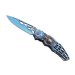 Couteau pliant Herbertz n°586412 manche araignée inox bleu 12cm