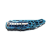 Couteau pliant Herbertz n°586412 manche araignée inox bleu 12cm
