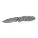 Couteau pliant Herbertz n°564612 manche inox 11.5cm décor tête de mort