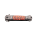 Couteau pliant Herbertz 590812 tout inox manche 11.5cm + Etui
