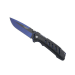 Couteau pliant Herbertz n°577512 lame inox bleue manche ABS 12cm