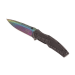 Couteau pliant Herbertz arc-en-ciel manche acier 12cm