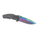Couteau pliant Herbertz arc-en-ciel manche acier 12cm