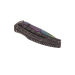 Couteau pliant Herbertz arc-en-ciel manche acier 12cm