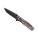 Couteau pliant Herbertz 569312 manche décoré palissandre + alu 11.5cm 