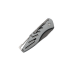 Couteau pliant Herbertz 580512 manche aluminium gris 10cm + mousqueton