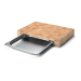 Planche à découper Continenta en bois 39x27x6cm + bac inox