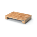 Planche à découper Continenta en bois 39x27x6cm + bac inox