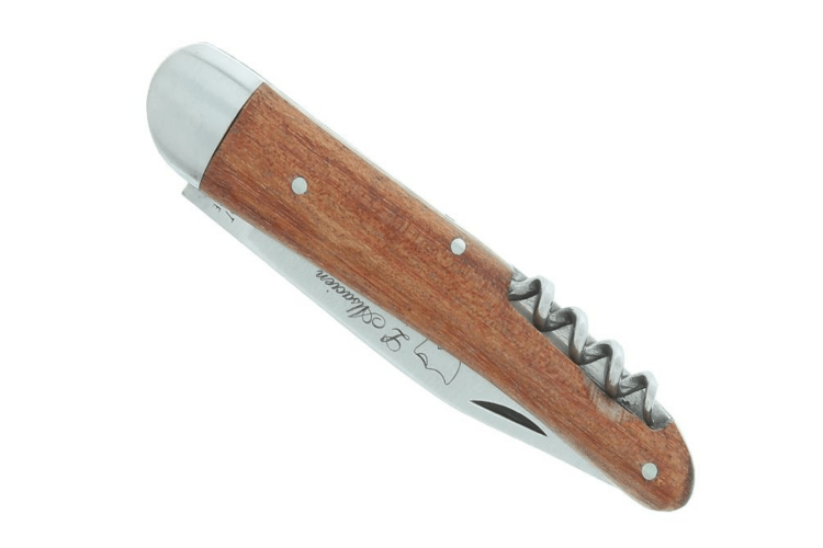 Couteau pliant L'Alsacien Au Sabot manche kotib&eacute; tire-bouchon 10cm