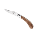 Couteau pliant artisanal Capuchadou acier sandvik manche bois de genévrier 12cm