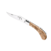 Couteau pliant artisanal Capuchadou acier sandvik genévrier 12cm + tire-bouchon