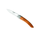 Couteau pliant Breizh Kontell acier inox Z100 manche bois d'if 11,5cm
