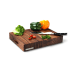 Billot de cuisine Continenta en bois d'acacia avec poignées