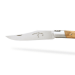 Couteau pliant artisanal Capuchadou acier sandvik manche bois d'olivier 12cm