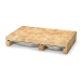 Planche à découper Continenta en bois 50x32,5x8,5cm + 3 bacs inox