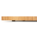 Planche à découper Continenta en bois d'hévéa 54x29x2,7cm