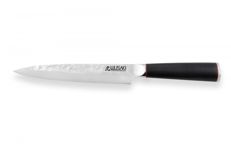 Couteau &agrave; d&eacute;couper Wusaki Hayato X50 20cm manche G10
