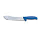 Couteau de boucher Dick Ergogrip lame pointe large manche bleu