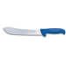 Couteau de boucher Dick Ergogrip lame pointe large manche bleu