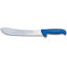 Couteau de boucher Dick Ergogrip lame pointe large manche bleu