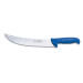Couteau de boucher Dick Ergogrip forme américaine manche bleu 