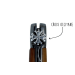 Couteau pliant L'occitan acier inox Z100 manche bois d'olivier 11cm