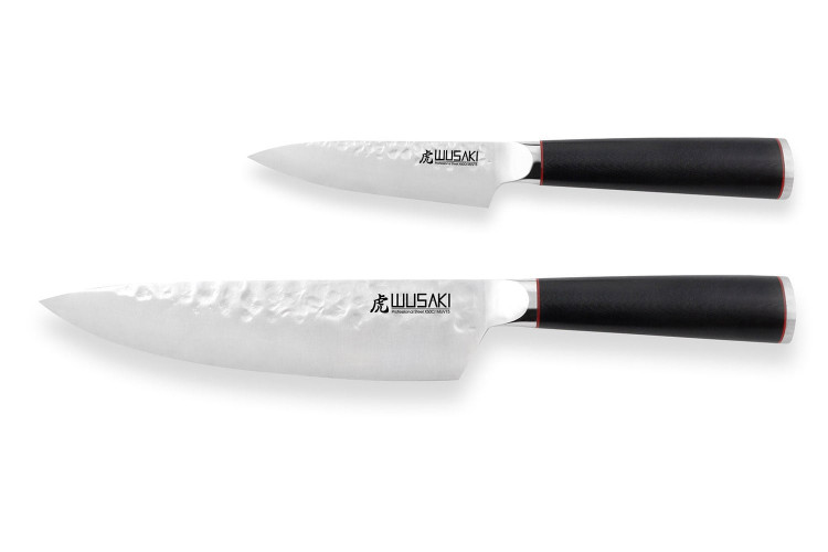 Coffret de 2 couteaux Wusaki Hayato X50 manches G10 Chef + Office