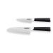 Coffret de 2 couteaux Wusaki Hayato X50 manches G10 Santoku + Office