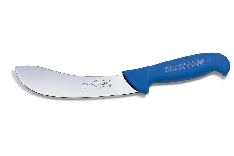 Couteau à dépouiller Dick Ergogrip manche bleu