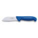 Couteau à poisson Dick Ergogrip lame courte et large 10cm manche bleu