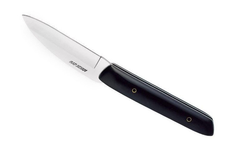 Couteau pliant Cap Horn acier inox Z100 manche bois d'&eacute;b&egrave;ne 12cm