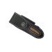 Etui Max CapdeBarthes T cuir noir 12cm pour couteaux pliants