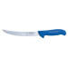 Couteau à découper Dick Ergogrip à lame alvéolée 21 cm manche bleu