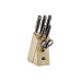 Bloc en bois Ballarini Brenta 5 couteaux + 1 paire de ciseaux