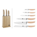 Bloc en bois Ballarini Tevere 6 couteaux de cuisine
