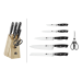 Bloc en bois Ballarini Brenta 5 couteaux + 1 paire de ciseaux