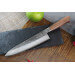 Couteau de chef japonais artisanal Wusaki Nogami BS2 21cm manche en noyer