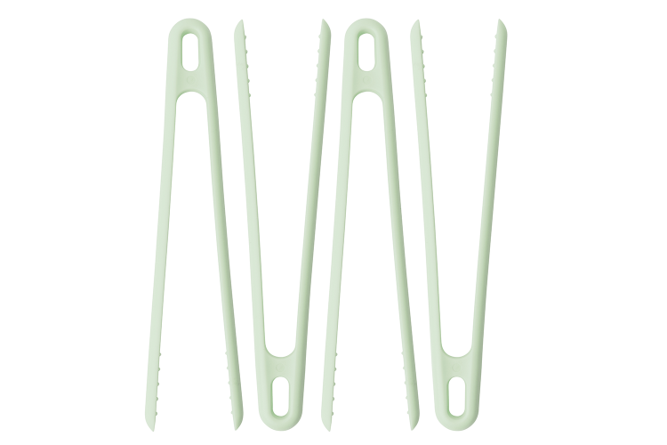 Set de 4 pinces de service vertes Berghoff Leo