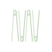 Set de 4 pinces de service vertes Berghoff Leo