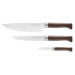 Coffret de 3 couteaux Opinel Les Forgés 1890 office + découper + chef 20