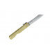 Couteau pliant Higonokami luxe 16 acier carbone manche laiton gravé 10cm