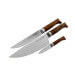 Coffret de 3 couteaux Opinel Les Forgés 1890 office + découper + chef 20