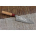 Couteau santoku japonais artisanal Yoshimi Kato 17cm SG2 Damascus cerisier