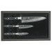Coffret 3 couteaux japonais Yaxell Zen damas : Chef 20cm + Universel 12cm + Office 8cm