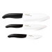 Coffret 3 couteaux Kyocera céramique santoku + office + petit office