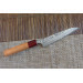 Couteau universel japonais artisanal Yoshimi Kato 15cm SG2 Damascus cerisier